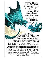 TO MY MUM - DRAGON - IF I COULD 16x24 Poster front