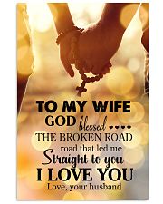 POSTER - TO MY WIFE - GOD - I LOVE YOU 16x24 Poster front
