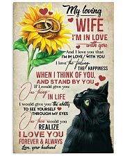 TO MY WIFE - SUNSLOWER - I'M IN LOVE WITH YOU 16x24 Poster front