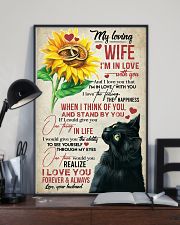 TO MY WIFE - SUNSLOWER - I'M IN LOVE WITH YOU 16x24 Poster lifestyle-poster-2