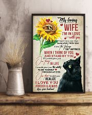 TO MY WIFE - SUNSLOWER - I'M IN LOVE WITH YOU 16x24 Poster lifestyle-poster-3