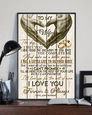 TO MY WIFE - LOVE HEART - I LOVE YOU 16x24 Poster lifestyle-poster-2