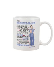 MOM TO DAUGHTER IN LAW Mug front