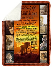 To Granddaughter - Never Feel That You Are Alone Sherpa Fleece Blanket tile
