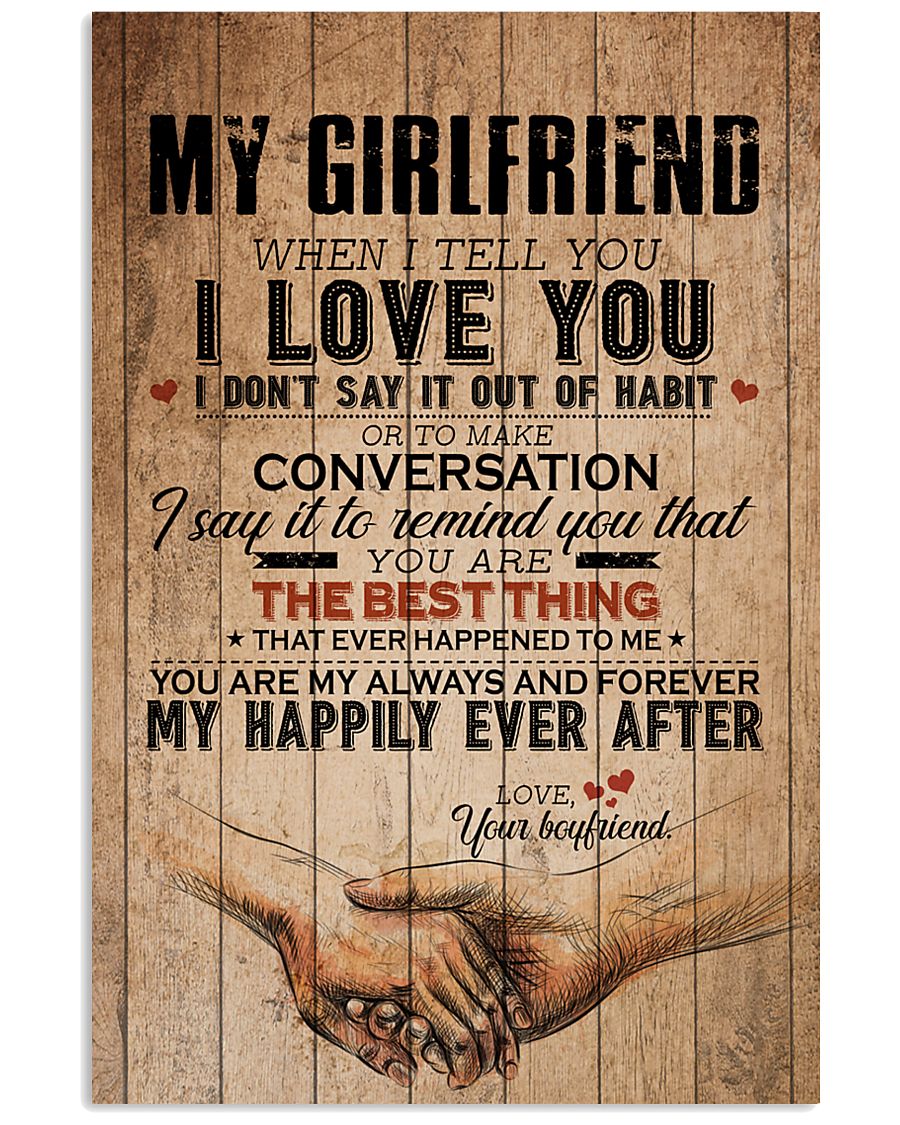 MY GIRLFRIEND 16x24 Poster