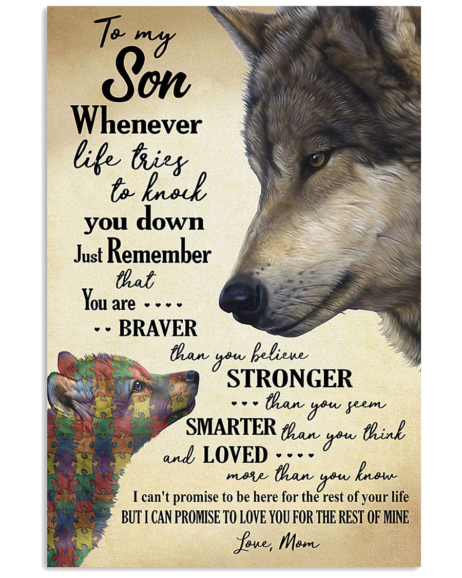 MOM TO SON 16x24 Poster