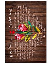 To My Son and Daughter-in-law - Protea 16x24 Poster front