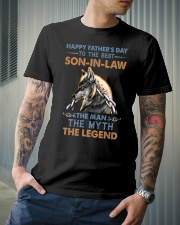 T-SHIRT - SON-IN-LAW - WOLF - HAPPY FATHER'S DAY Classic T-Shirt lifestyle-mens-crewneck-front-6