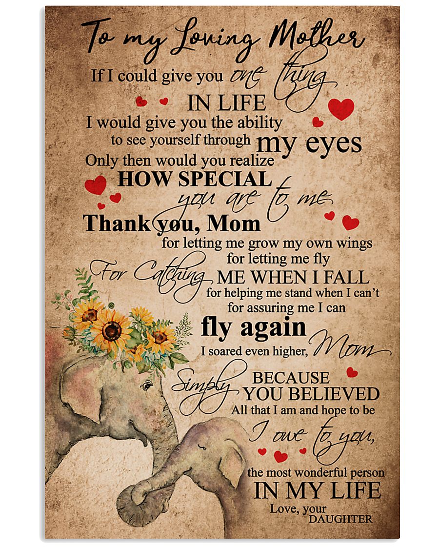 DAUGHTER TO MOTHER 16x24 Poster