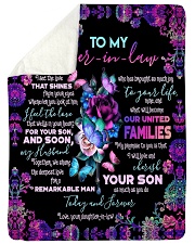 To My Mother-in-law - Fleece Blanket Sherpa Fleece Blanket tile