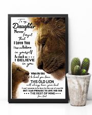 TO MY DAUGHTER - LION - KNOCK YOU 16x24 Poster lifestyle-poster-8