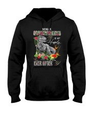 T rex - Being a Grandmasaurus Is My Happily Hooded Sweatshirt tile