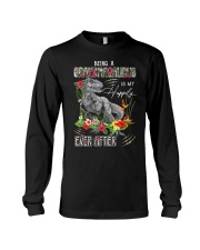 T rex - Being a Grandmasaurus Is My Happily Long Sleeve Tee tile