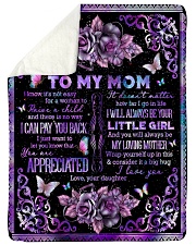 To My Mom - Fleece Blanket Sherpa Fleece Blanket tile