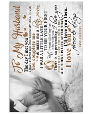 TO MY HUSBAND 16x24 Poster front