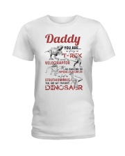 T-SHIRT - PINK - FAVORITE DINOSAUR Ladies T-Shirt tile
