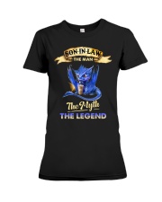 SON-IN-LAW - DRAGON COFFEE - THE MAN THE MYTH Premium Fit Ladies Tee thumbnail