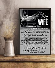 TO MY WIFE - LOVING YOU - I LOVE YOU 16x24 Poster lifestyle-poster-3