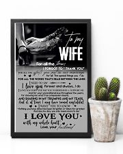 TO MY WIFE - LOVING YOU - I LOVE YOU 16x24 Poster lifestyle-poster-8