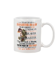 DAUGHTER-IN-LAW - GOD - STRONGER - BRAVER Mug front