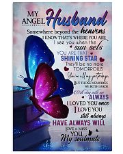 MY ANGEL HUSBAND - BUTTERFLY - MISS YOU 16x24 Poster front