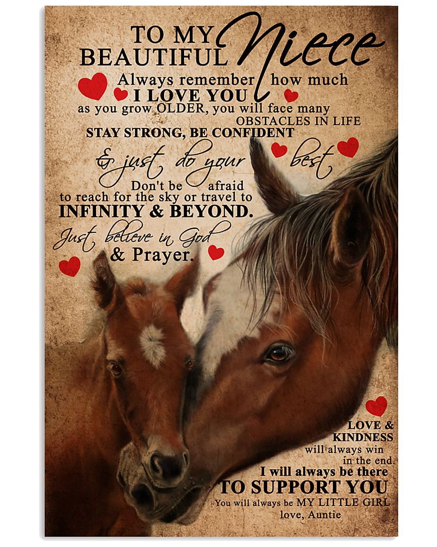 AUNT TO NIECE 16x24 Poster