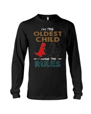 T-SHIRT - T REX - RULES - OLDEST CHILD Long Sleeve Tee thumbnail