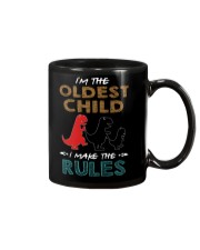 T-SHIRT - T REX - RULES - OLDEST CHILD Mug thumbnail