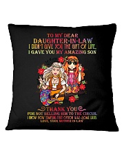MOM TO DAUGHTER IN LAW Square Pillowcase thumbnail
