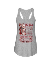 My dad-my angel Ladies Flowy Tank tile