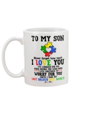 MOM TO SON Mug back