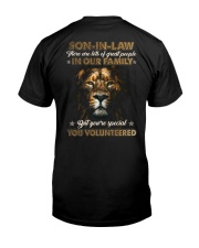 Son-in-law - Lion - You Volunteered - T-Shirt Classic T-Shirt back