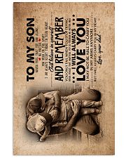 To My Son - Never Feel that You Are Alone 11x17 Poster thumbnail