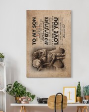 To My Son - Never Feel that You Are Alone 20x30 Gallery Wrapped Canvas Prints aos-canvas-pgw-20x30-lifestyle-front-03