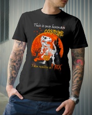 Halloween - T rex - This Is My Human Costume Classic T-Shirt lifestyle-mens-crewneck-front-6