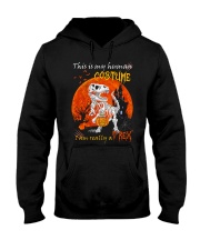 Halloween - T rex - This Is My Human Costume Hooded Sweatshirt tile