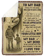 To My Dad - Fleece Blanket Sherpa Fleece Blanket tile