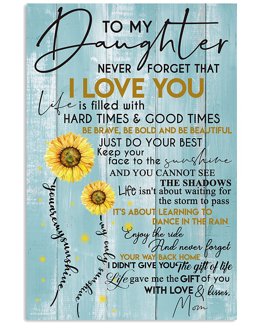 MOM TO DAUGHTER 16x24 Poster