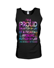 I'm A Proud Daughter-in-law of A Freaking Awesome Unisex Tank tile
