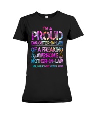 I'm A Proud Daughter-in-law of A Freaking Awesome Premium Fit Ladies Tee tile