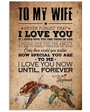 TO MY WIFE 16x24 Poster front