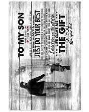 Dad To Son - Canvas Vertical Poster tile