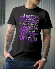 Angel - God - The Wings - Safe in The Hands Classic T-Shirt lifestyle-mens-crewneck-front-6