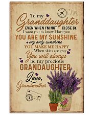 Grandma to Granddaughter - You Are My Sunshine 16x24 Poster front