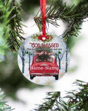 Christmas - Husband and Wife - God Blessed Circle ornament - single (porcelain) aos-circle-ornament-single-porcelain-lifestyles-07