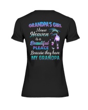 Grandpa's Girl -I know heaven is a beautiful place Premium Fit Ladies Tee tile