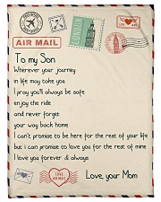 Gift For Son - Fleece Blanket Small Fleece Blanket - 30" x 40" front