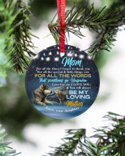 To My Mom - Wolf - Circle Ornament Circle ornament - single (porcelain) aos-circle-ornament-single-porcelain-lifestyles-07