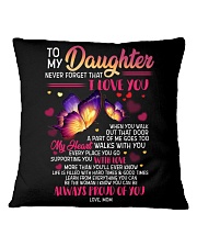 MOM TO DAUGHTER Square Pillowcase thumbnail
