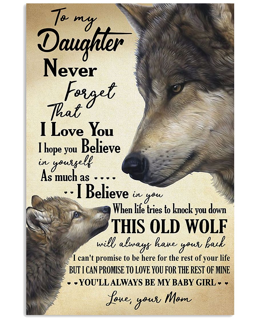 MOM TO DAUGHTER 16x24 Poster